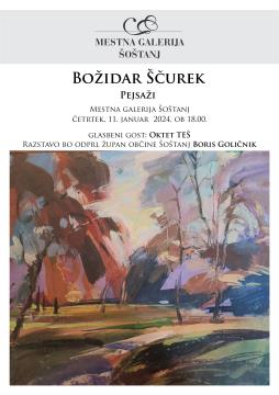 Vabilo Božidar Ščurek